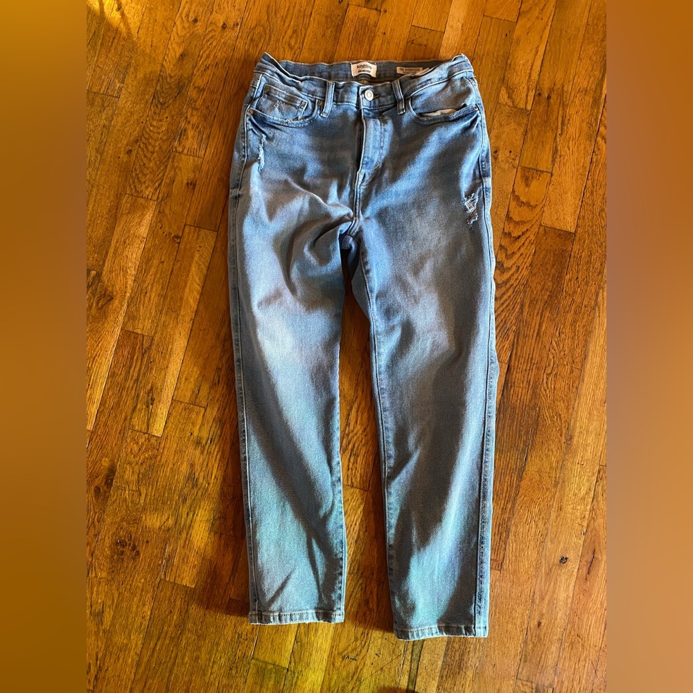 Kensie vintage luxe effortless skinny crop jeans size 10/30